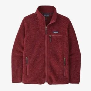 Patagonia Women’s Retro Pile Fleece Jacket Size XS in Carmine Red